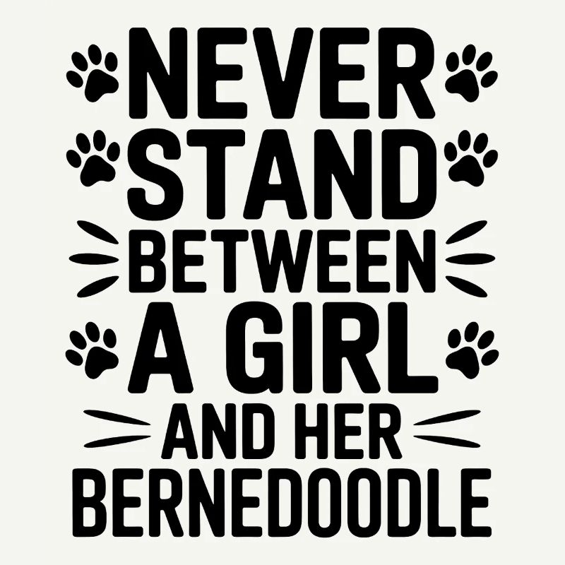 Bernedoodle Spruch Mädchen Bernedoodle Geschenk