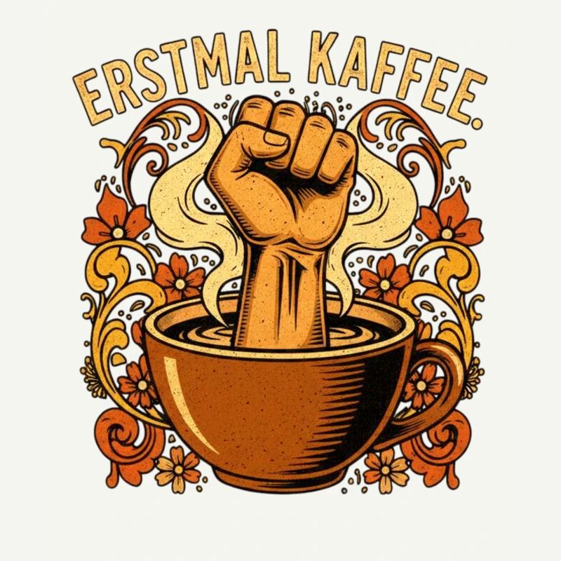 Erstmal Kaffee Faust Statement