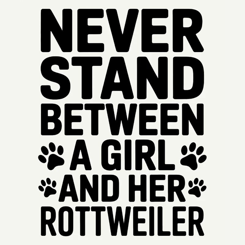 Rottweiler Spruch Mädchen Fun Rottweiler Geschenk
