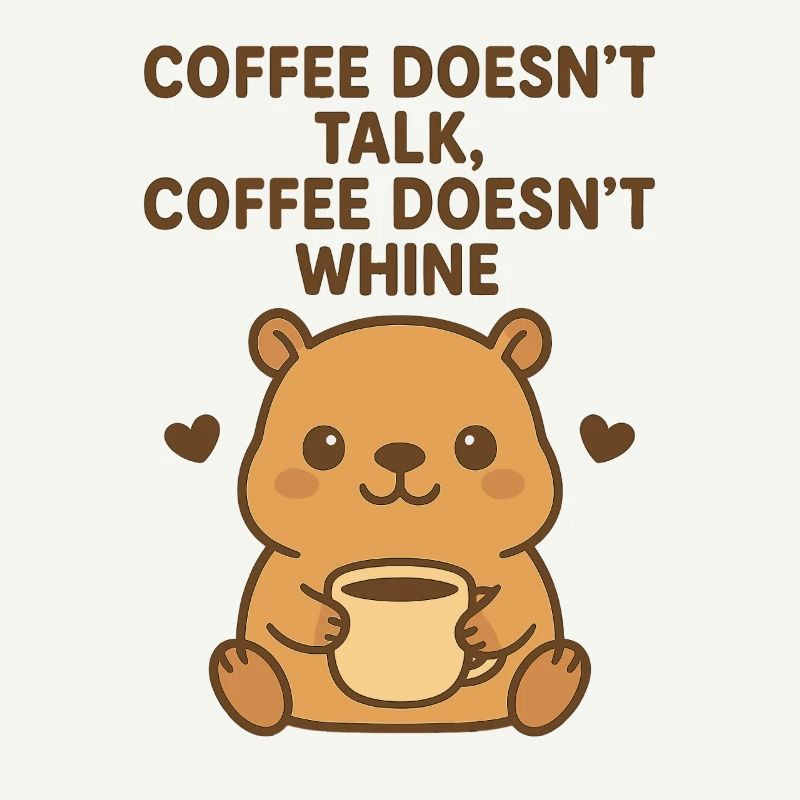 Coffee doesn't make much talk