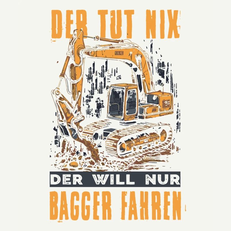 Baggerfahrer Geschenke Baggerführer Baustelle