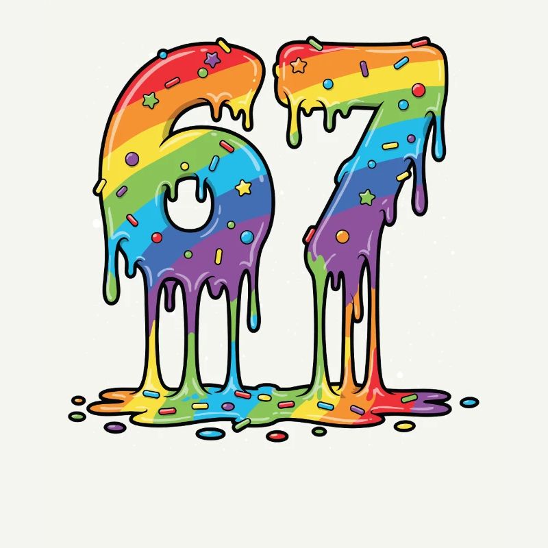 Rainbow 67 Meme Celebration
