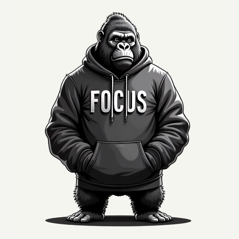 Gorilla Focus Strength Motivation Training