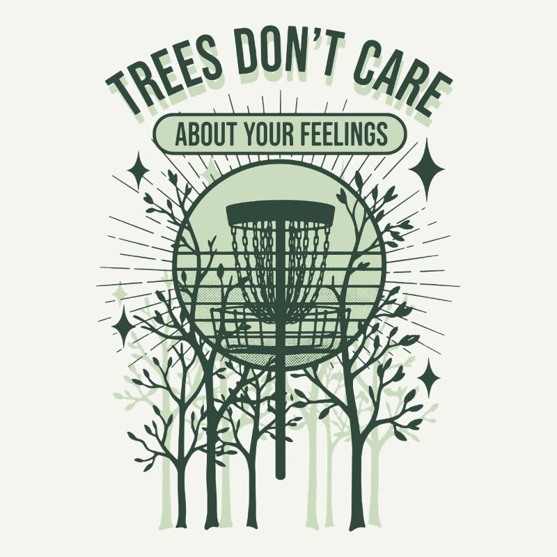 Les arbres ne se soucient pas de vos sentiments Disc golf