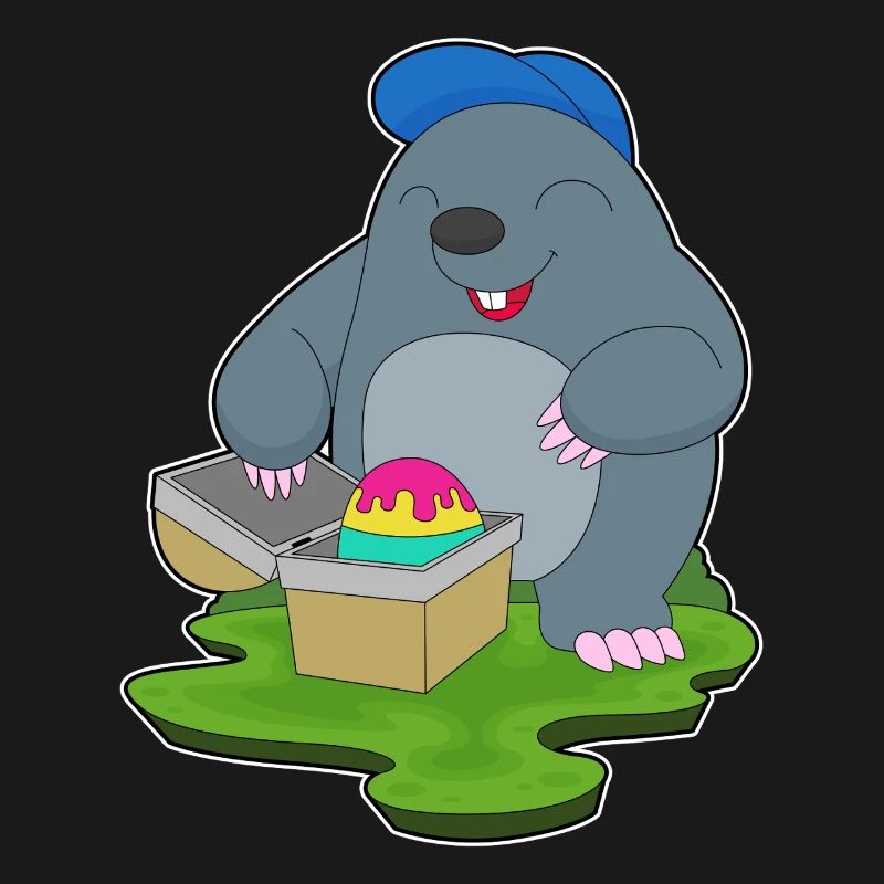 Mole Easter Easter Egg