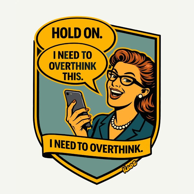 Stop – Repense Overthinker Comic