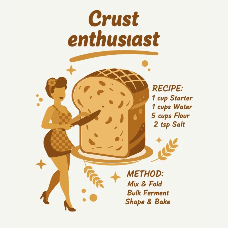 Sourdough Crust Enthusiast Bread Baking Baker