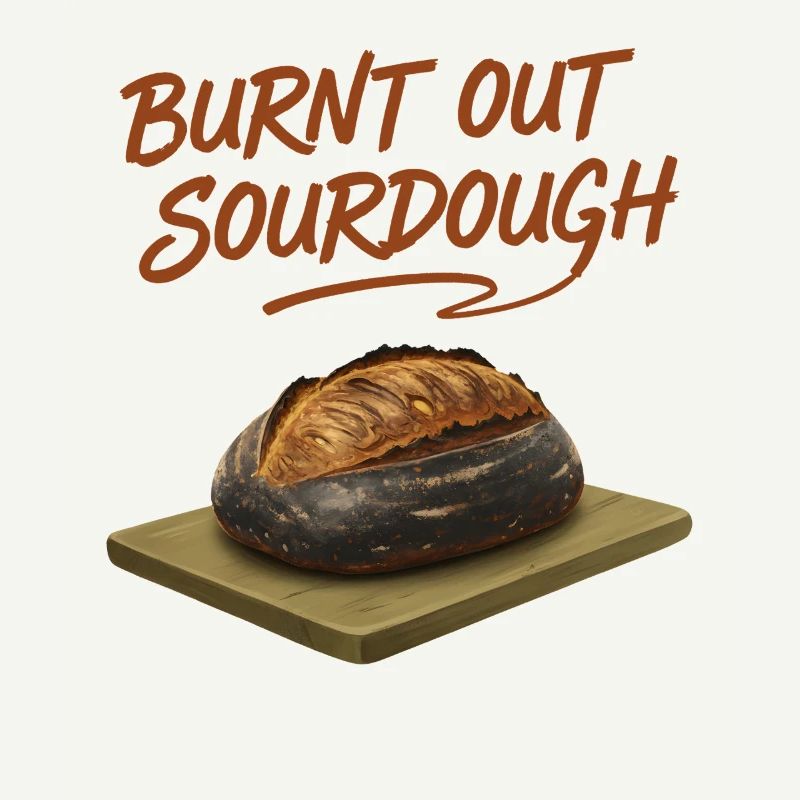 Sourdough Burnt Out Sourdough Bread Baking Baker