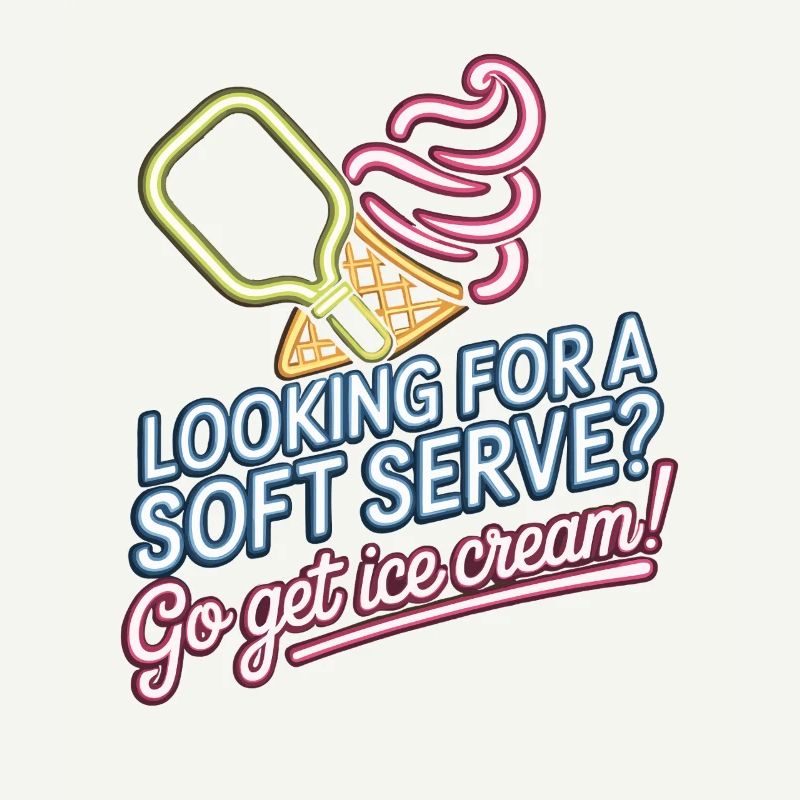 Pickleball Player Looking For Soft Serve Dinking