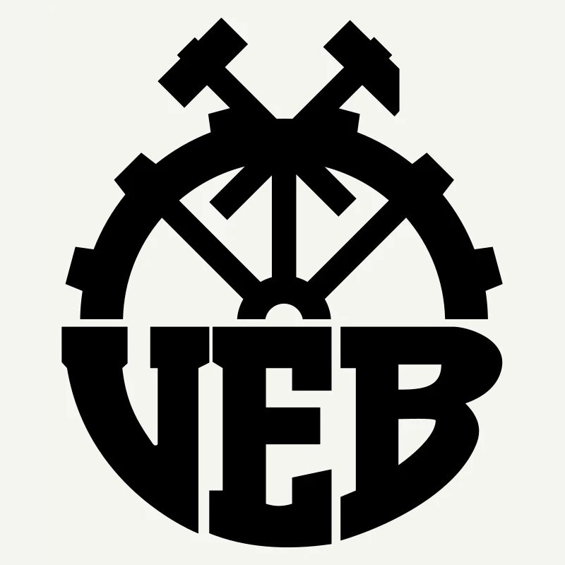Logo VEB - Insigne de la RDA (couleur changeable)