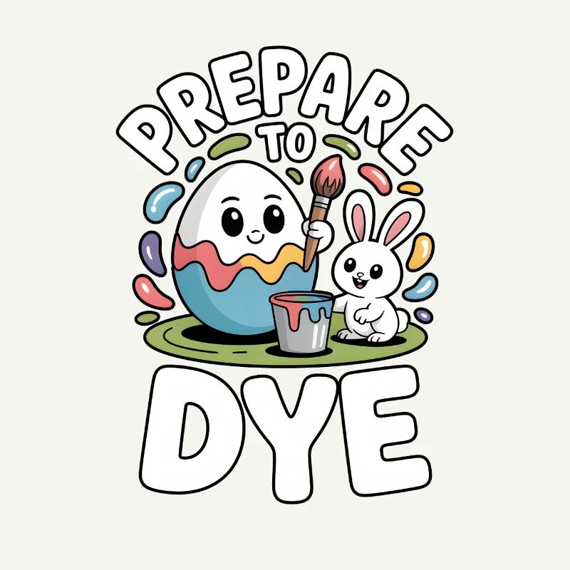 Prepare To Dye Funny Easter Saying