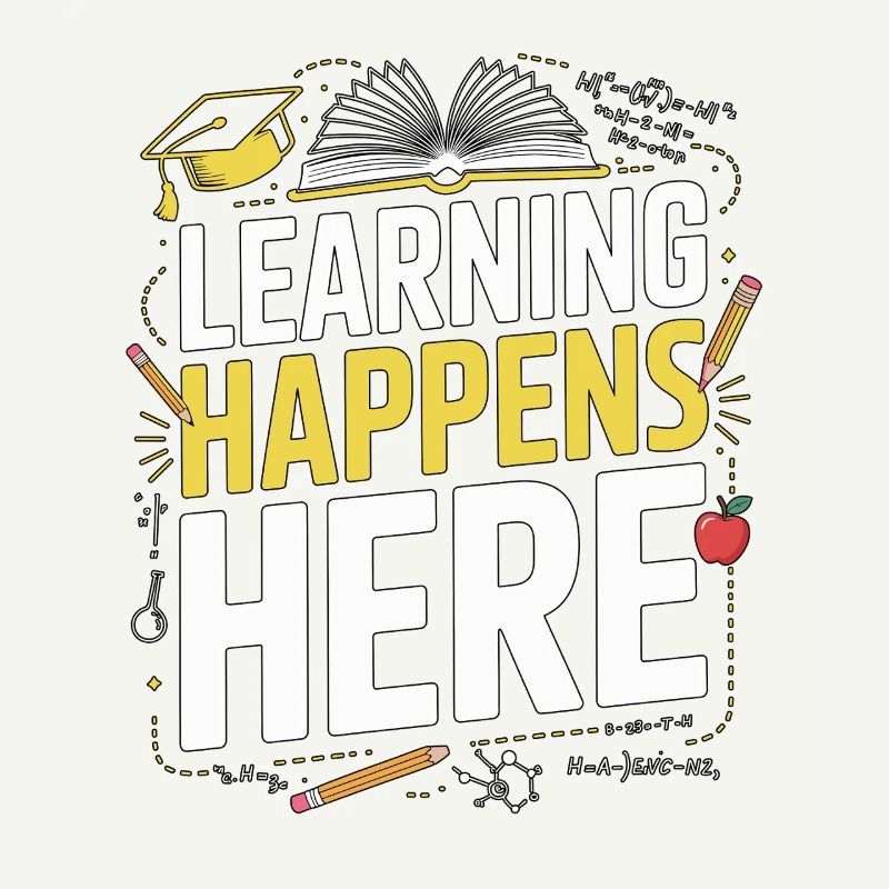 High School Teacher Learning Happens Here Teaching