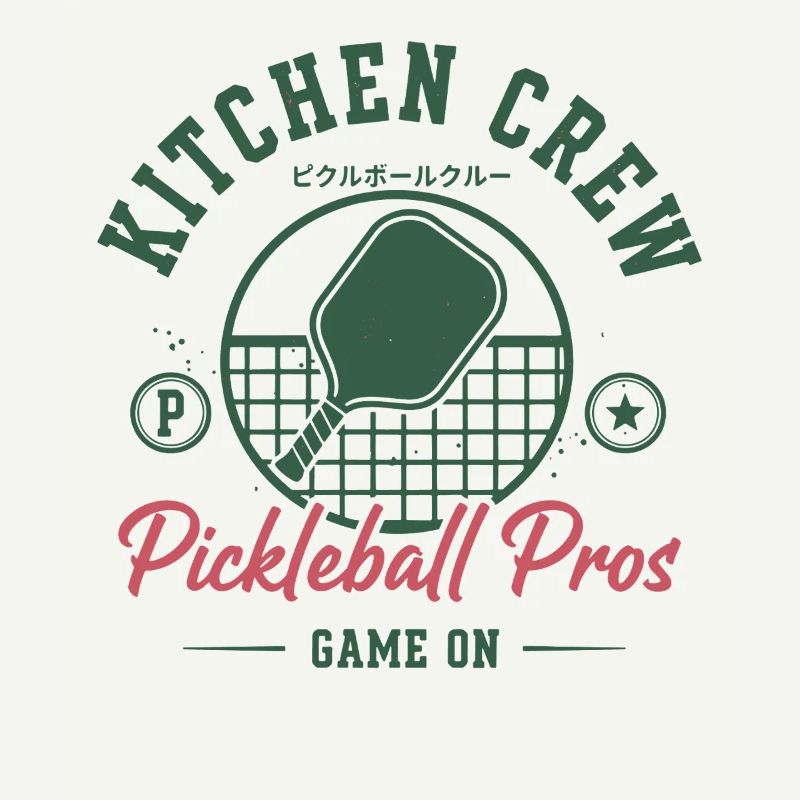 Pickleball Kitchen Crew Pros Game On Funny Player