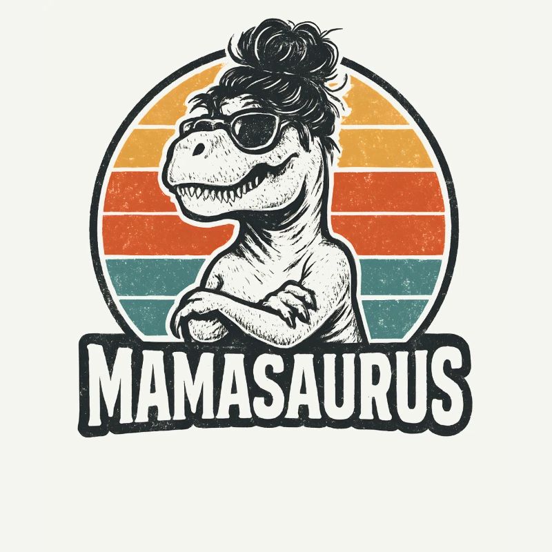 Mamasaurus Mama Mutter Geschenkidee Humor Lustig