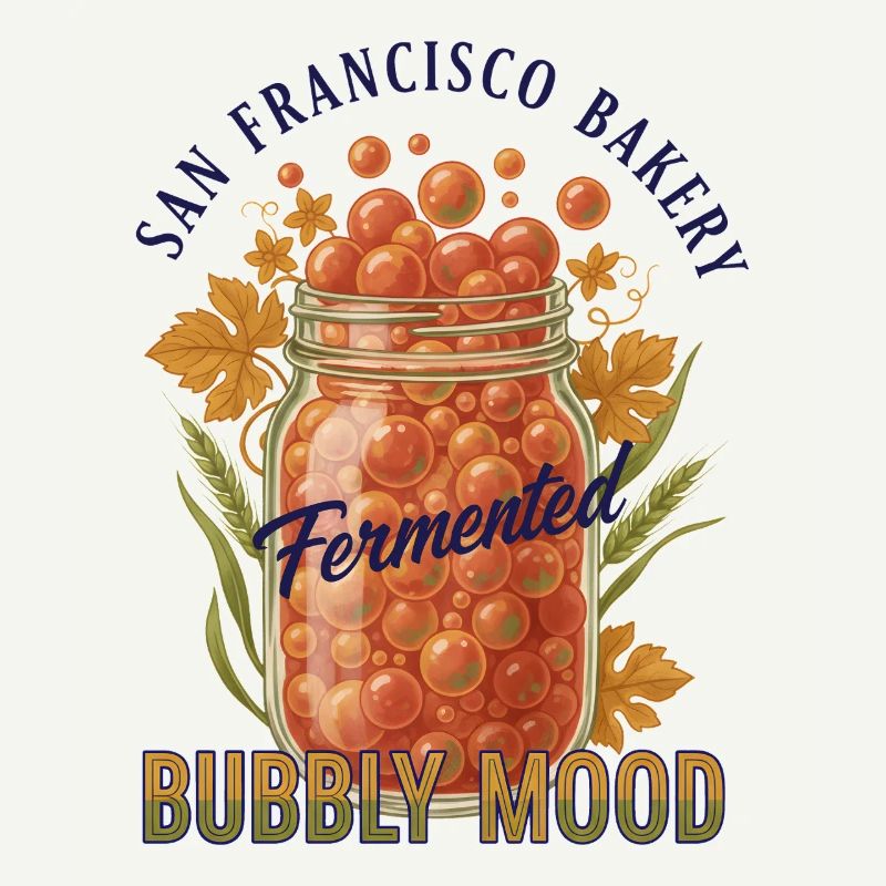 Sourdough Bread Baking Fermented Bubbly Mood