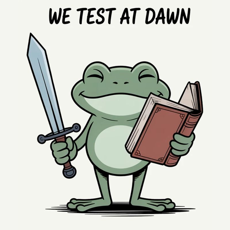 Dawn Quest Frog : Épée et Parchemin