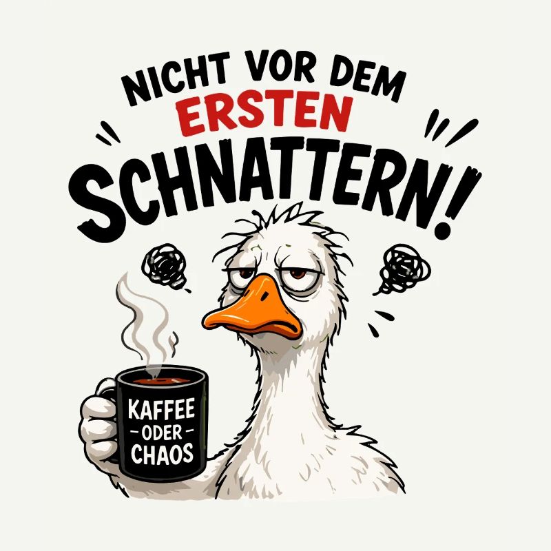  Nicht vor dem ersten Schnattern Kaffee oder Chaos