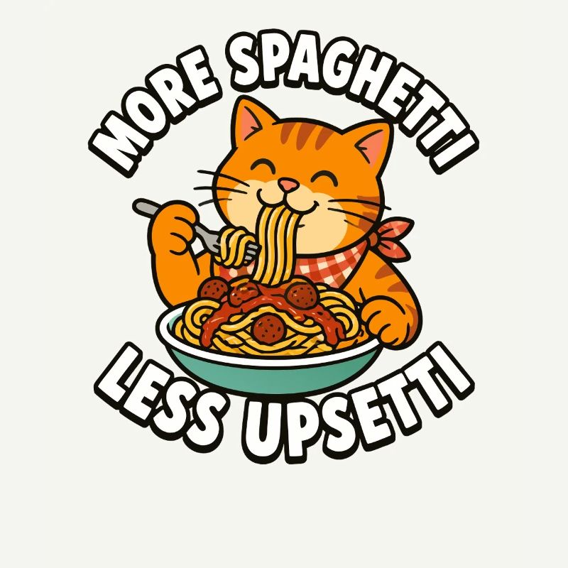 Plus de spaghettis, moins de stress, spaghettis pour chat