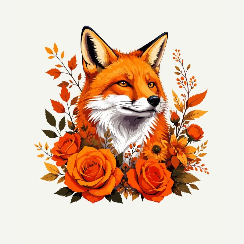Fuchs im Herbstrausch