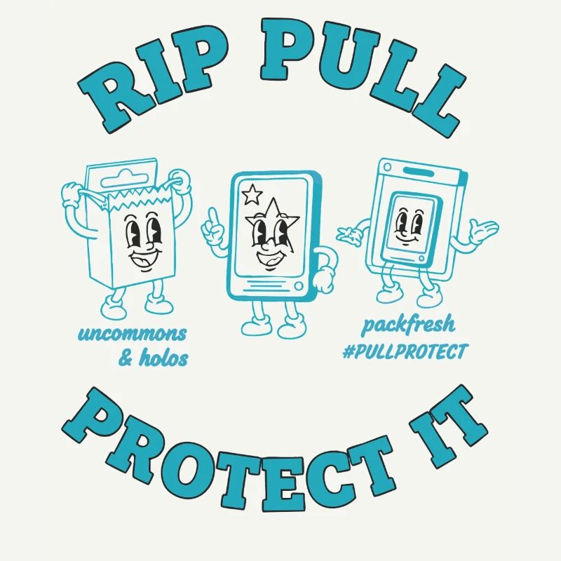 Collection de cartes à collectionner Rip Pull Protect It
