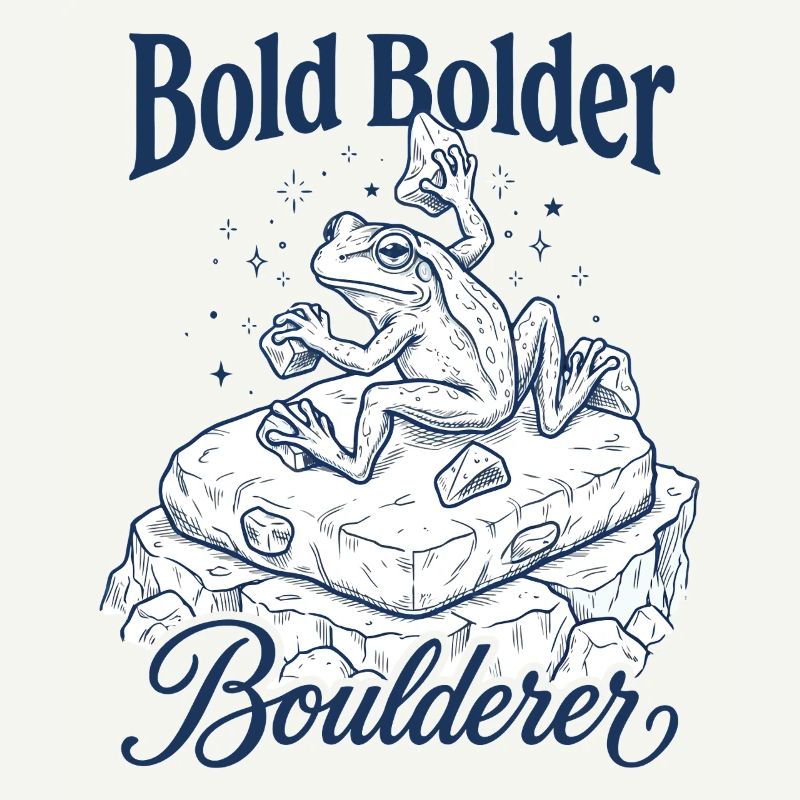 Bouldern Bold Bolder Boulderer
