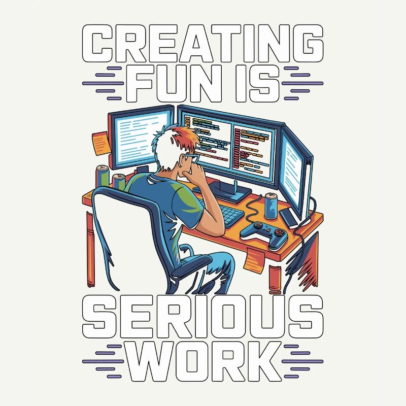 Game Developer Creating Fun Is Game Programmer