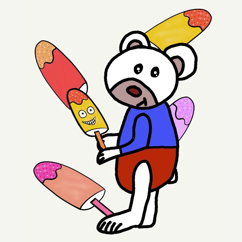 Eisbär Eisbären Eiskrem Eis Kinder Bär 