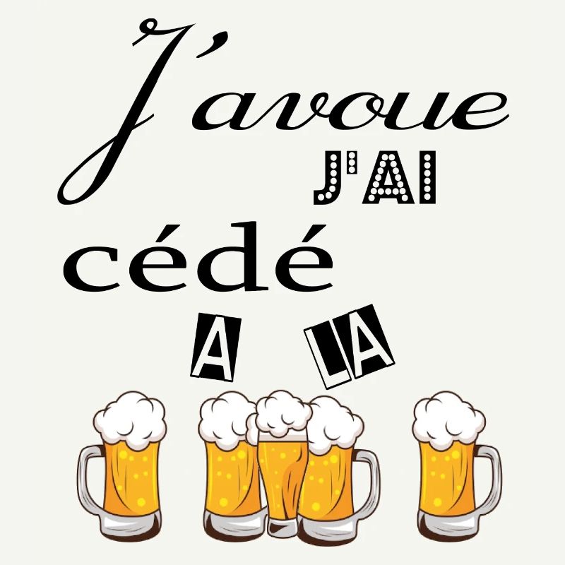 J''ai cédé à la pression