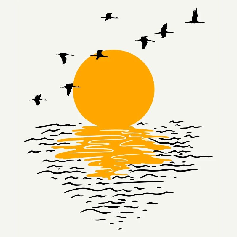 Wild Geese Cranes Spring