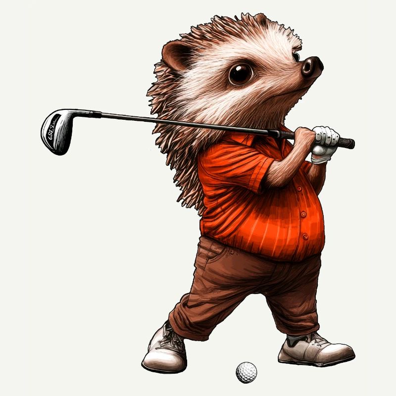 Hérisson de golf