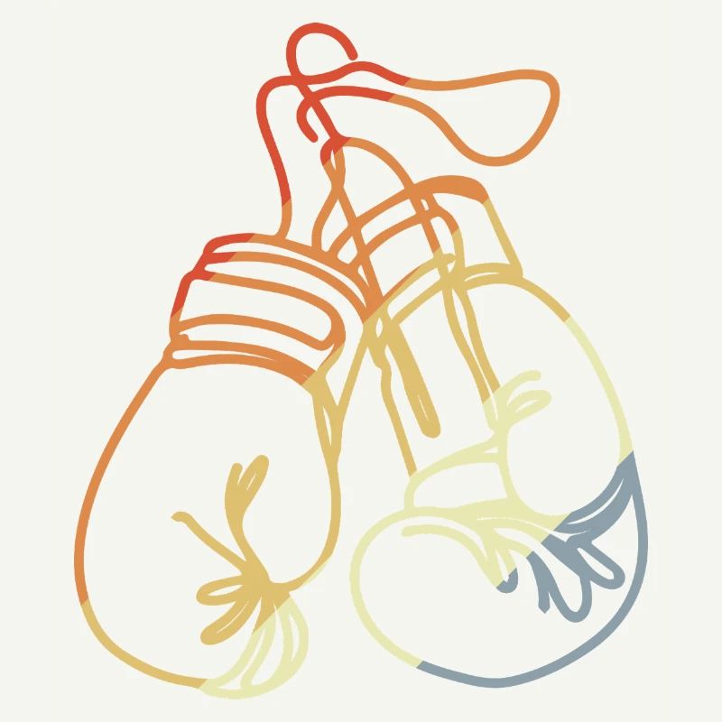 Boxhandschuhe Retro Style