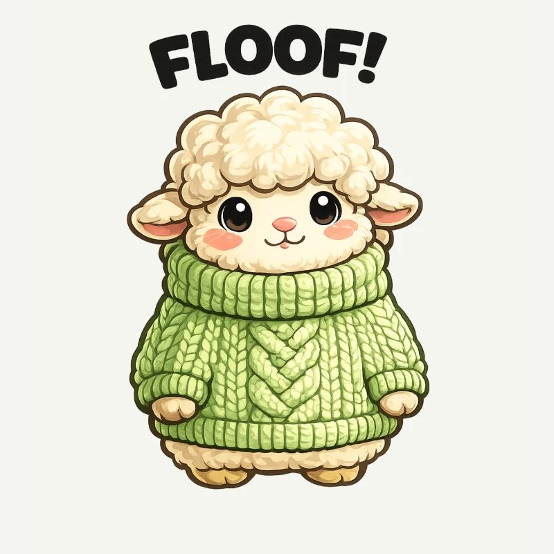 Kuscheliges Schäfchen Pullover Design