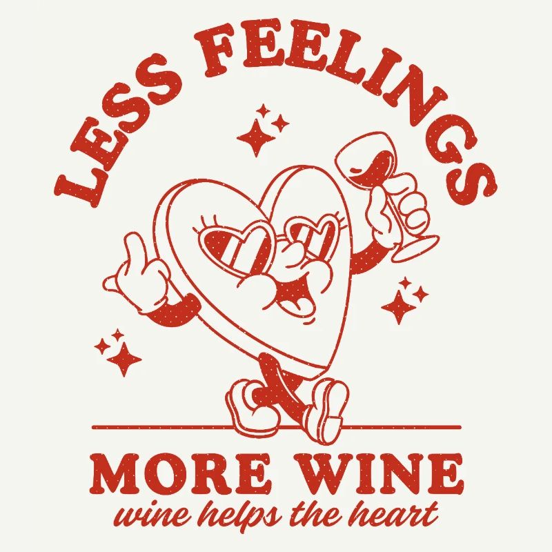 Moins de sentiments Plus de vin