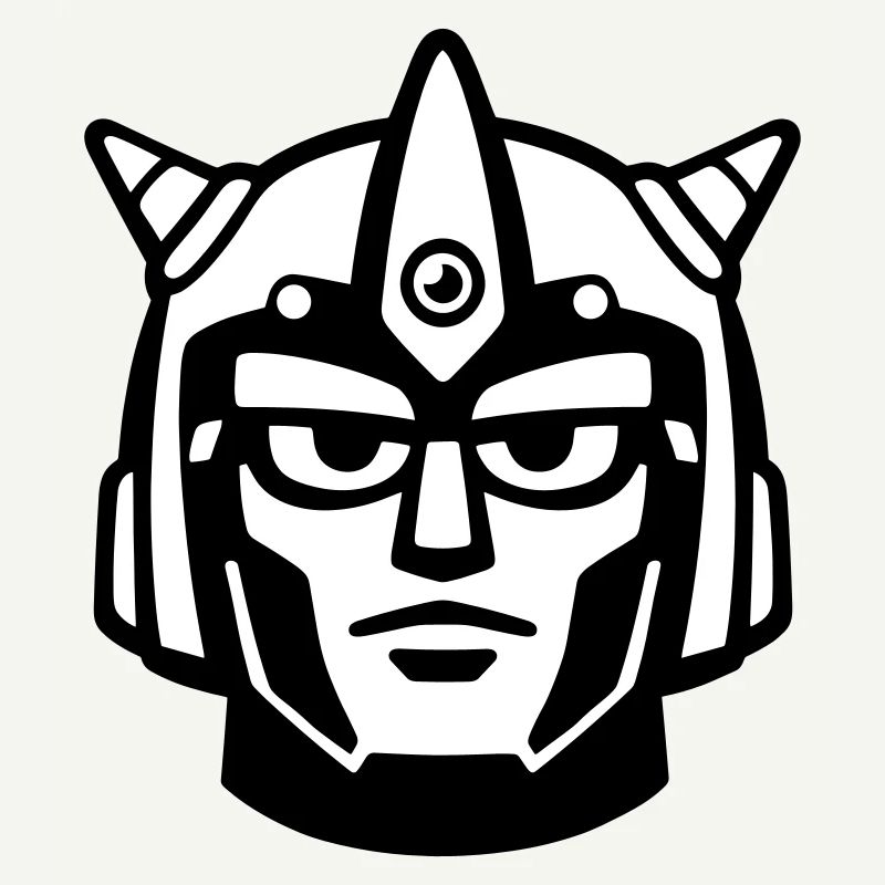 Doomforge Roboter Gesichtshelm