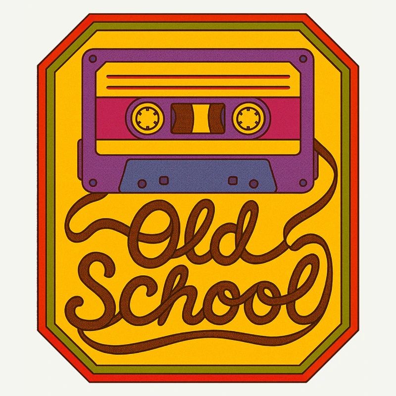 Old School Cassette Retro Patch