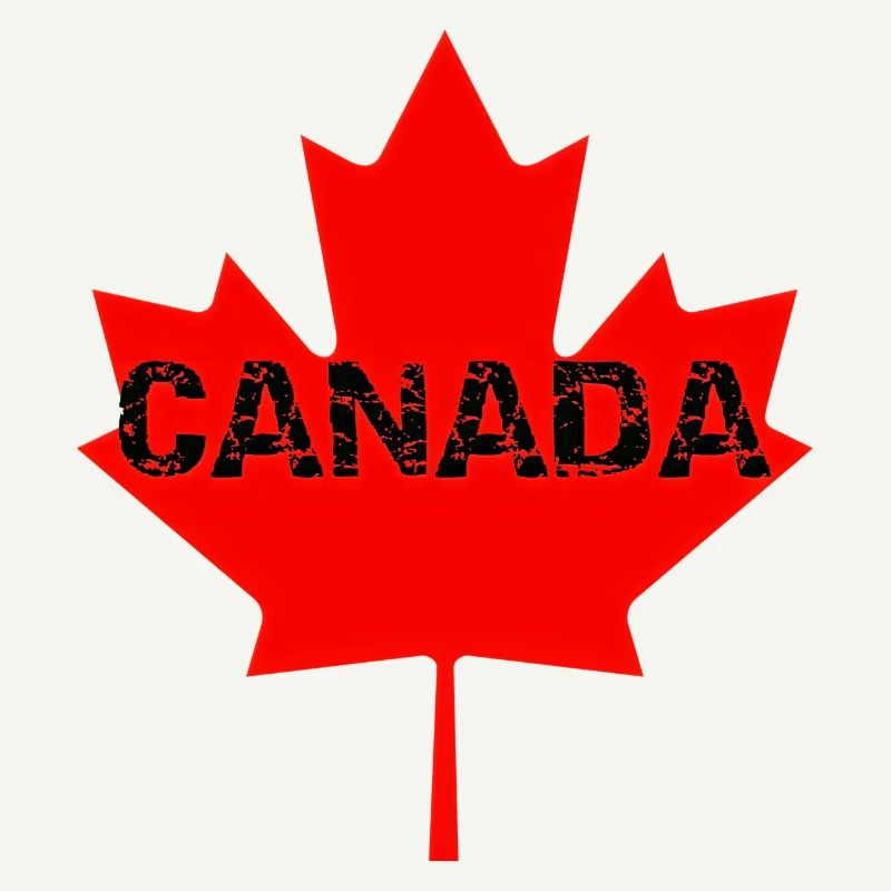 Faded Canada Maple Stamp