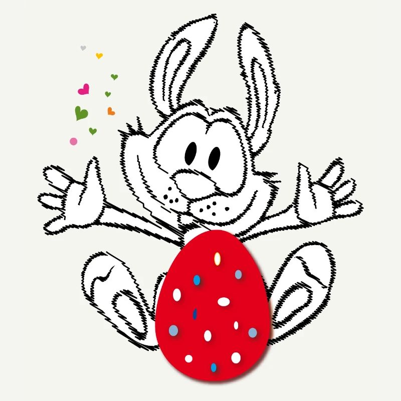 Easter Bunny with Easter Egg