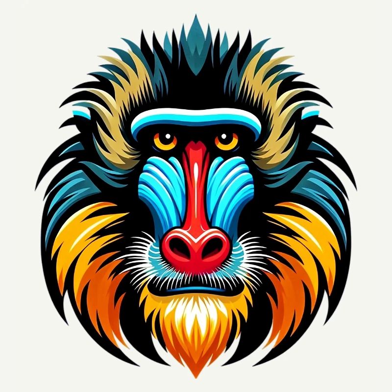 Singe mandrill