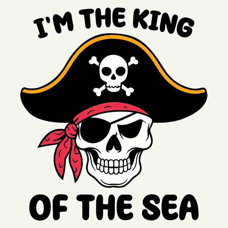 Crâne de pirate avec cache-œil