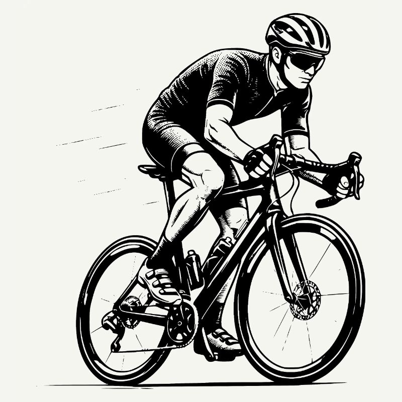 Déclaration directe sur le vélo de route