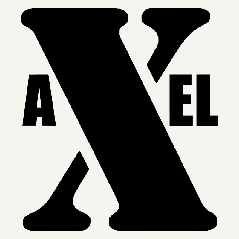 Axel – Conception du Prénom | Typographie minimale