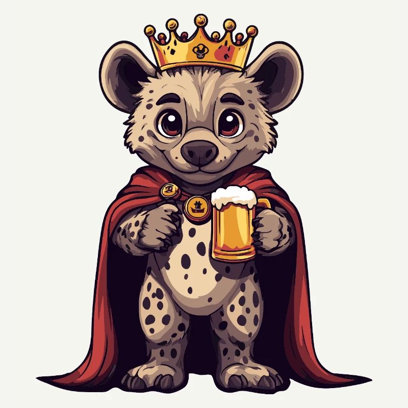 Hyäne Bier König