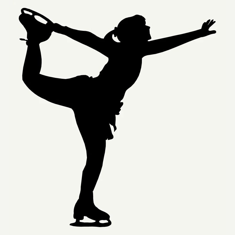 Eiskunstlauf Tanzende Mädchen oder Frauen