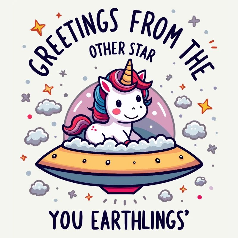 Licorne vue de l’espace