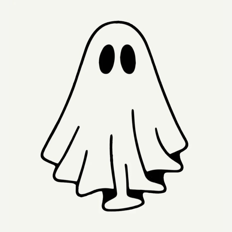 Hushed Ghost in Draped Cloak