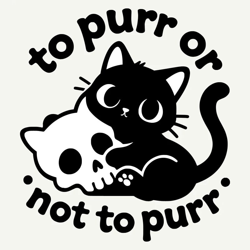 Ronronner ou ne pas ronronner | Diction du chat noir