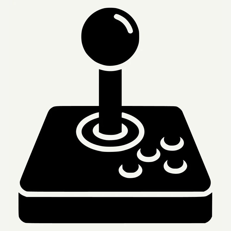 Icône d’arcade rétro joystick