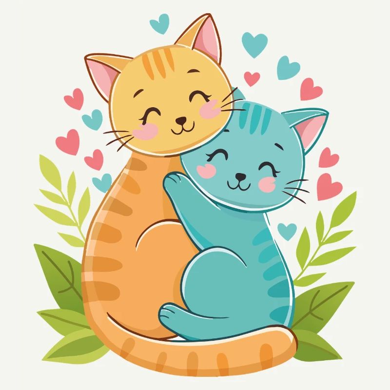Câlins de chatons