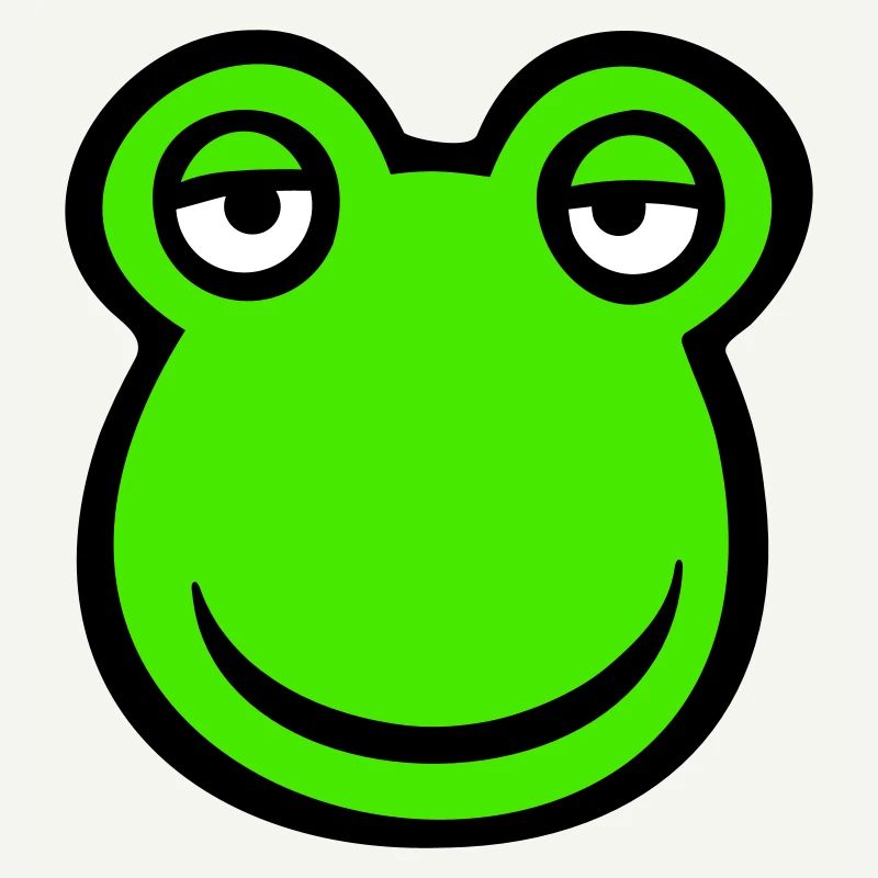 Frog Toad Smiles Funny Comic Happy Cool