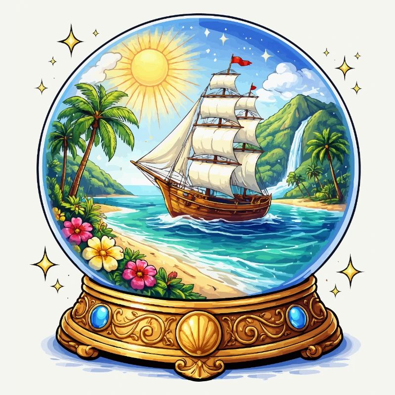 Ship's dream spherical image
